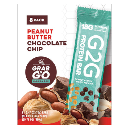 G2G 18 gram protein snack bars