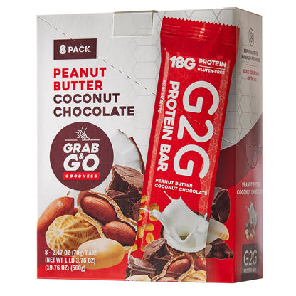 G2G protein bars 3-pack box set