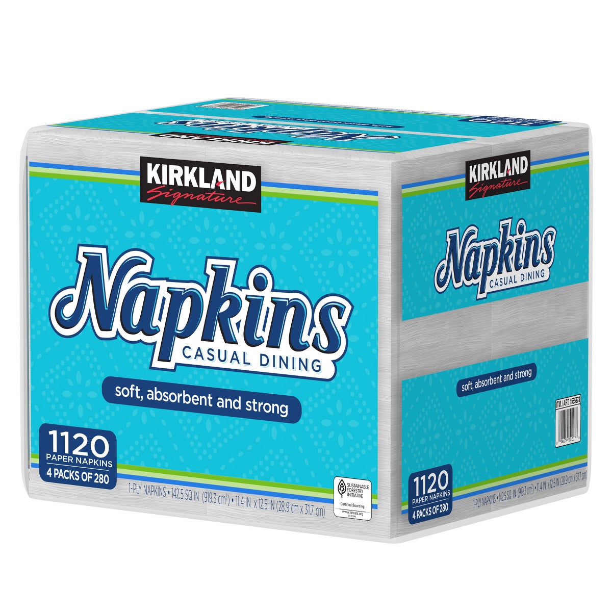 Kirkland Signature 1-ply napkins 280-count pack