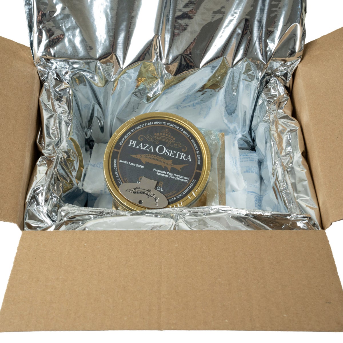 Pure Malossol Golden Osetra caviar