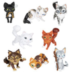 Warriors book-inspired mystery cat figures