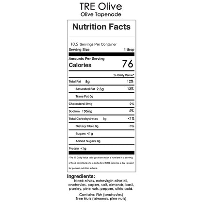 TRE Olive Calabrian gift set with savory spreads