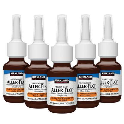 Kirkland Signature Aller-Flo five-bottle allergy spray value pack