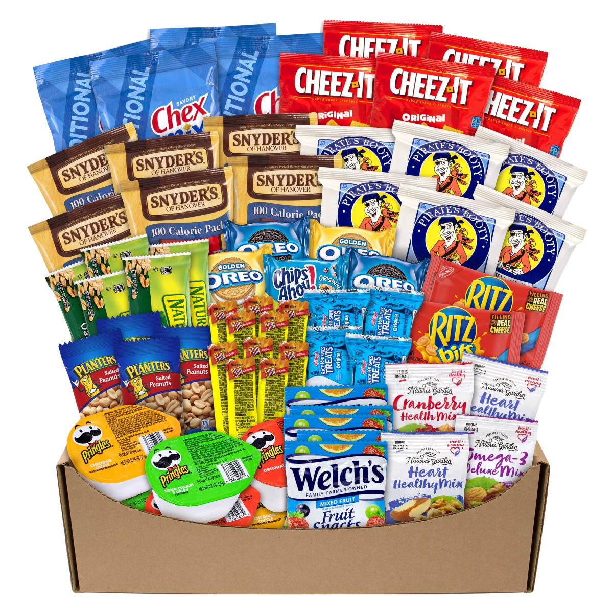 Office snacks variety box 66-piece assortment