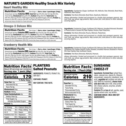 Convenient 66-piece office snack assortment