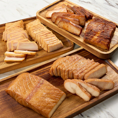 Tsar Nicoulai Estate smoked sturgeon vacuum packaged