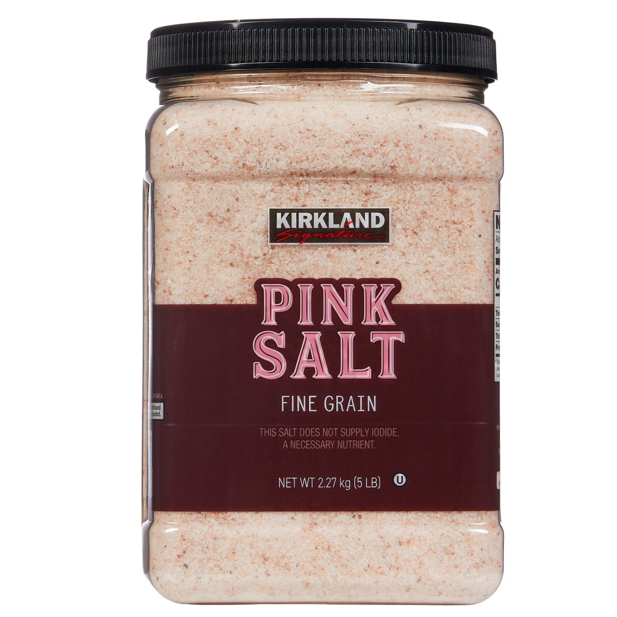Kirkland Signature fine grain pink salt 5 lb bag