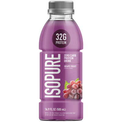 Isopure zero carb protein drink Grape Frost