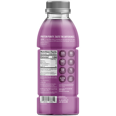 Isopure 32g whey protein isolate drink bottle