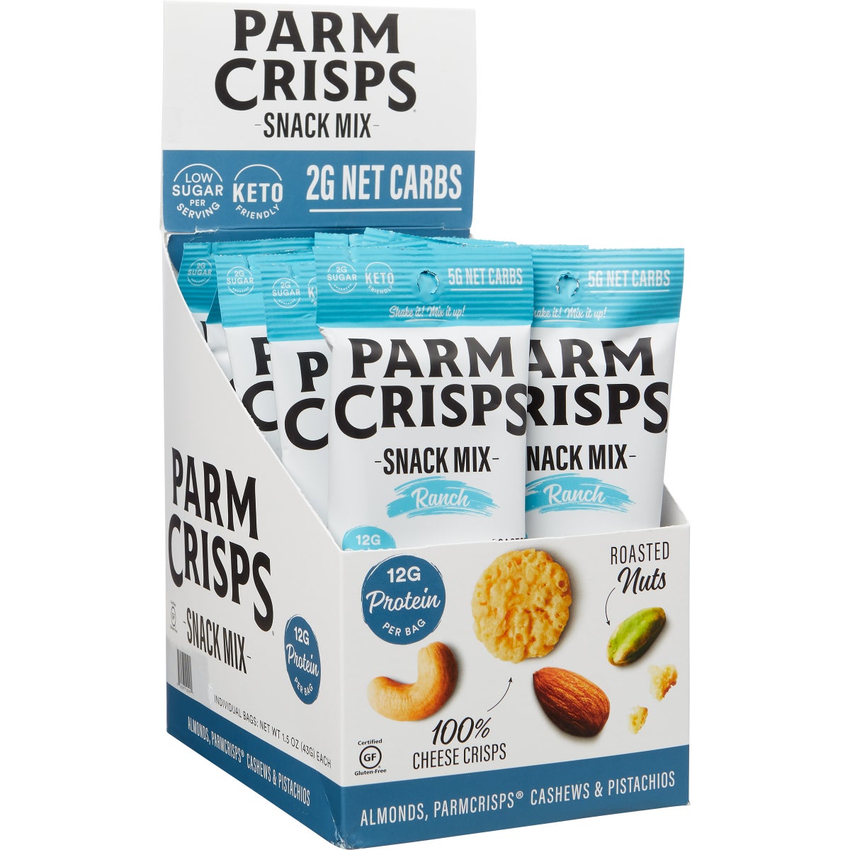 ParmCrisps Ranch Snack Mix 12-count case