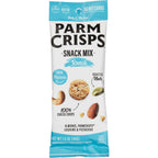 Gluten free ParmCrisps snack mix with cheese crisps
