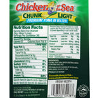Chicken of the Sea premium tuna cans in water