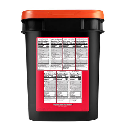 ReadyWise emergency food bucket with 94 servings