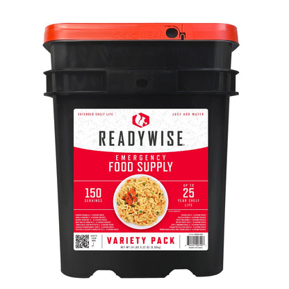 ReadyWise 150 serving emergency food bucket