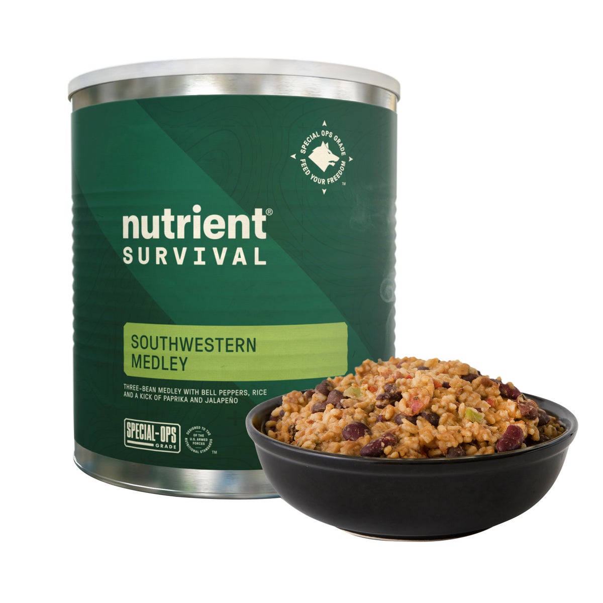 Emergency food kit by Nutrient Survival six can pack