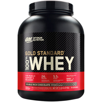 Optimum Nutrition GOLD STANDARD 100% WHEY Double Rich Chocolate protein powder