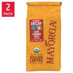 Mayorga Decaf Café Cubano Roast whole bean dark roast coffee 2-pack
