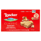 Loacker classic hazelnut crispy wafers 12 count
