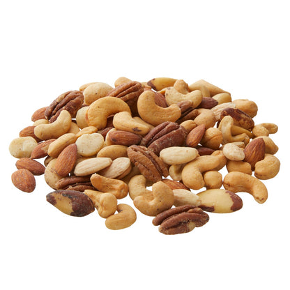 Mixed nuts blend with cashews almonds pecans