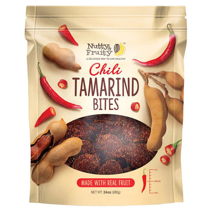 Nutty & Fruity spicy chili tamarind bites 24 oz bag