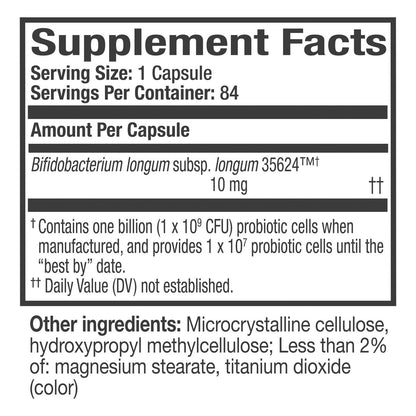 Align probiotic supplement bottle 84 count