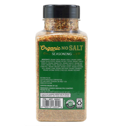 Organic no-salt seasoning blend by Kirkland Signature