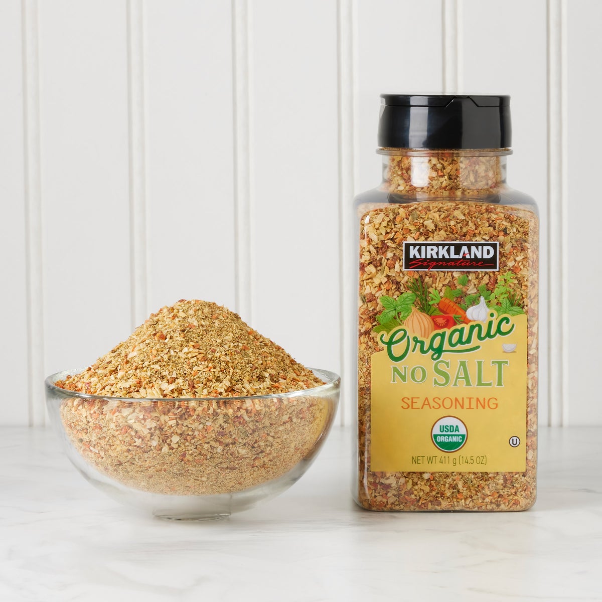 Kosher certified no-salt spice blend