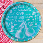 Shareable dried fruit gift tray in spring packaging