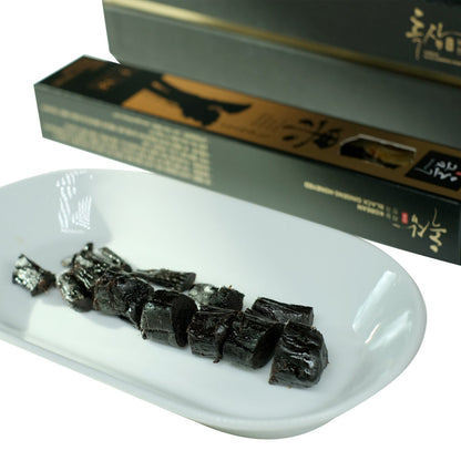 Front view of Korean black ginseng sticks package