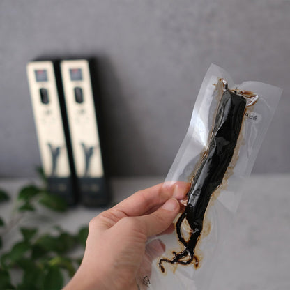 Close-up of Ran Foods honeyed black ginseng sticks