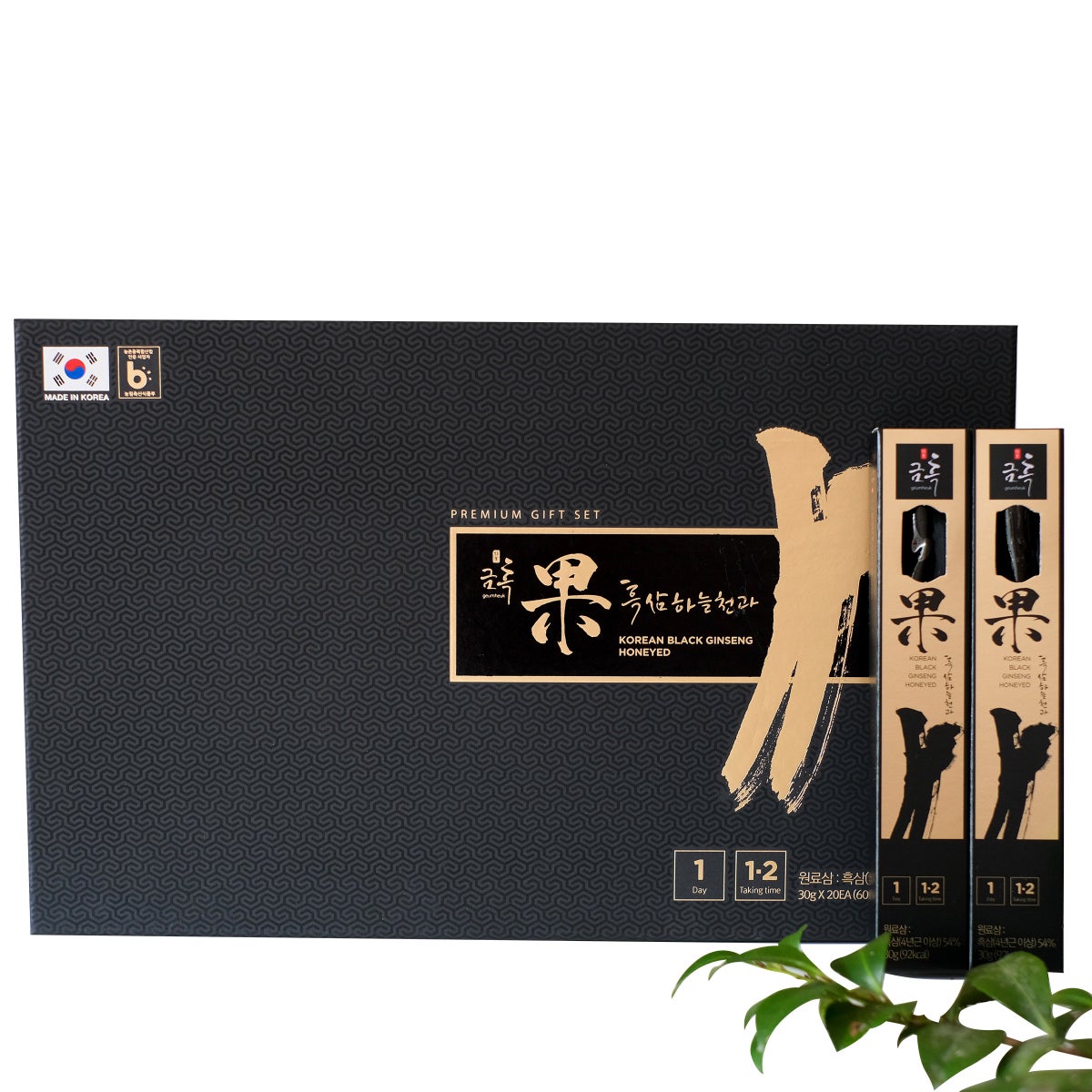 Ran Foods Korean honeyed black ginseng box packaging