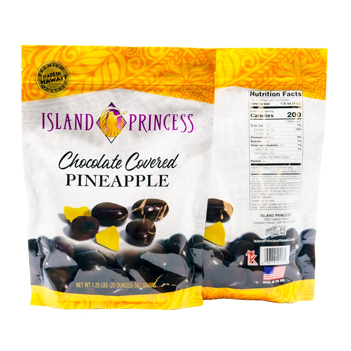 Honey roasted macadamia nuts in gift set