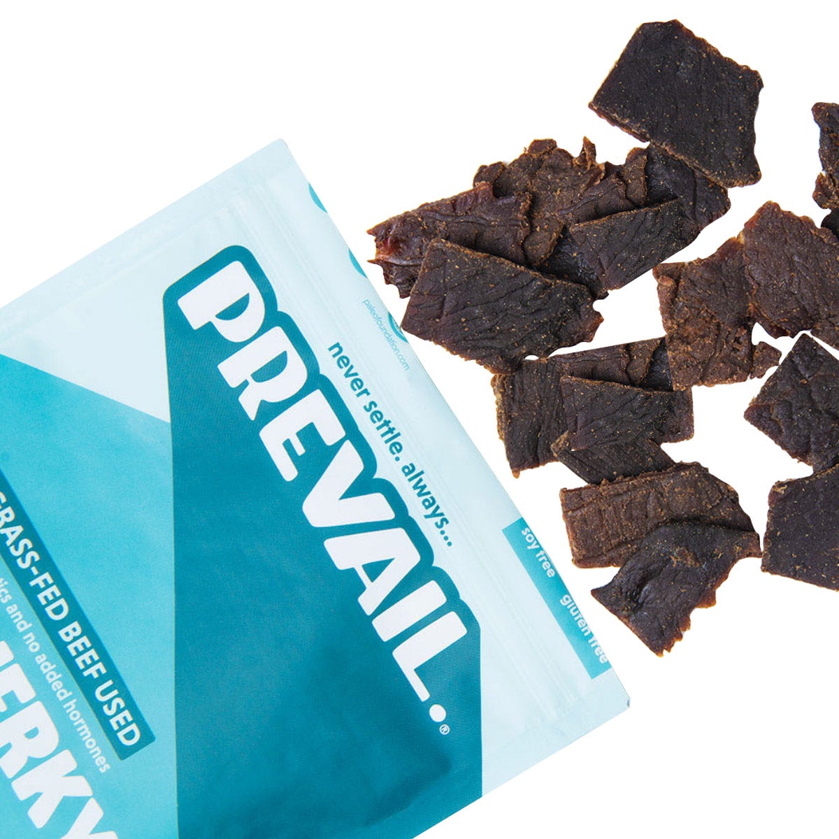 Pack of Prevail original beef jerky snacks