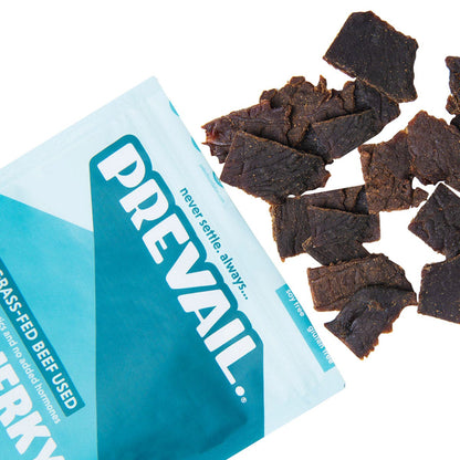 Pack of Prevail original beef jerky snacks
