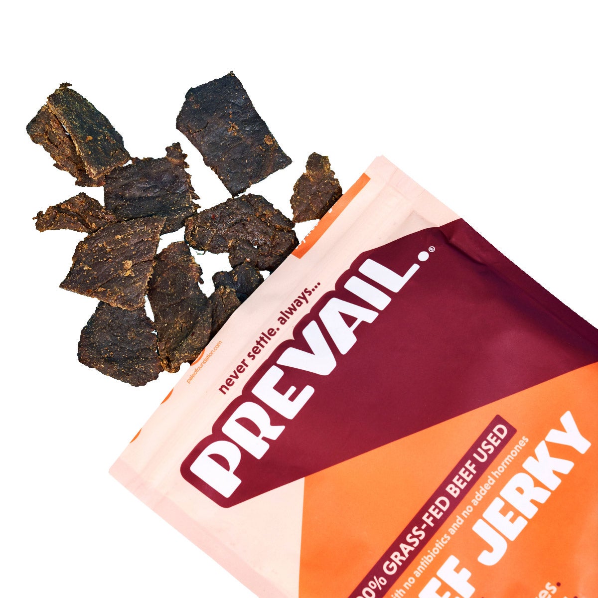 Prevail beef jerky original spicy umami lemongrass flavors