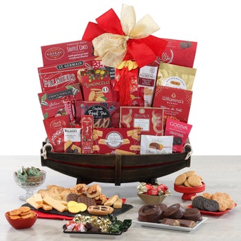Wine Country Lunar New Year holiday gift basket