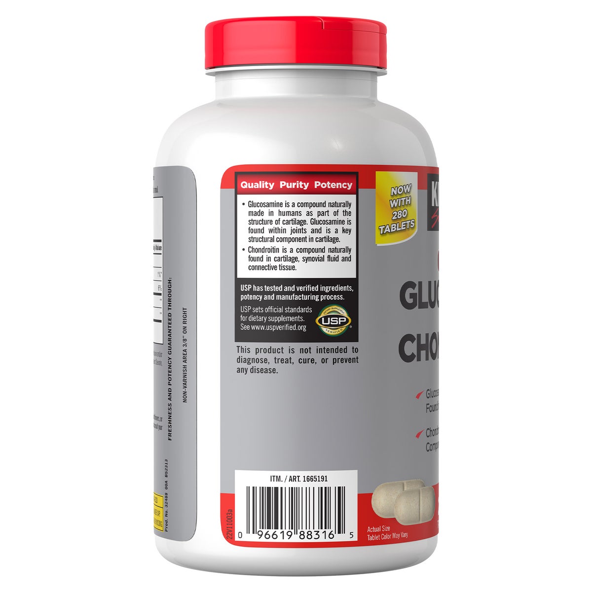 Kirkland Signature glucosamine and chondroitin supplement