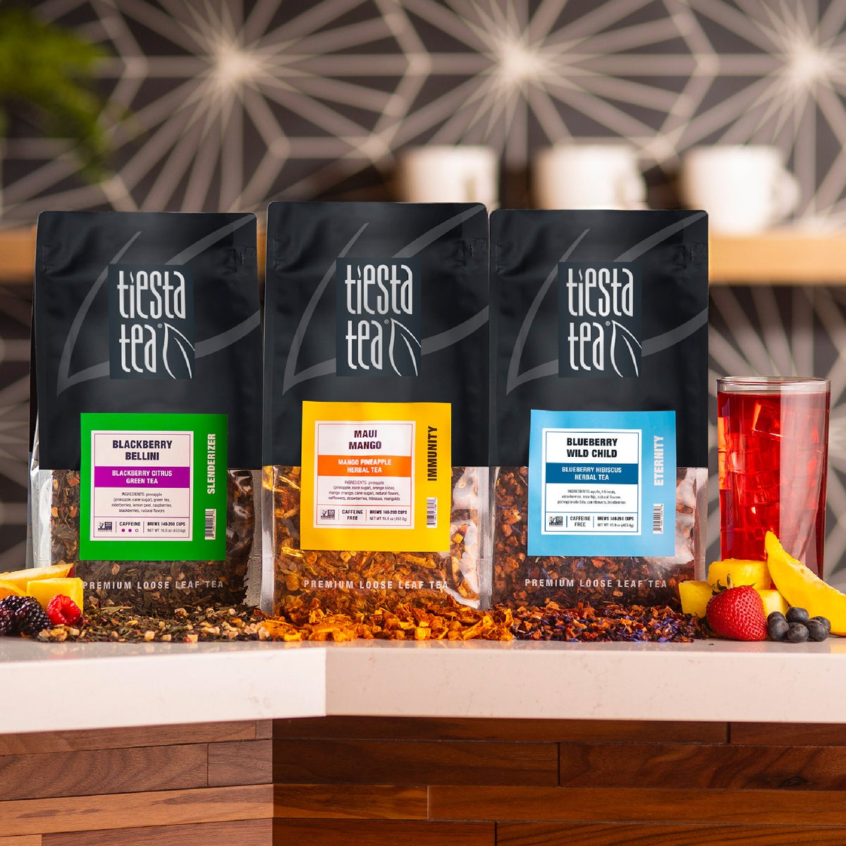 Blueberry Wild Child loose leaf tea bag