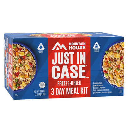 Mountain House 3-day emergency meal kit 9-pouch assortment