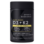 Sports Research D3 + K2 160 veggie softgels bottle