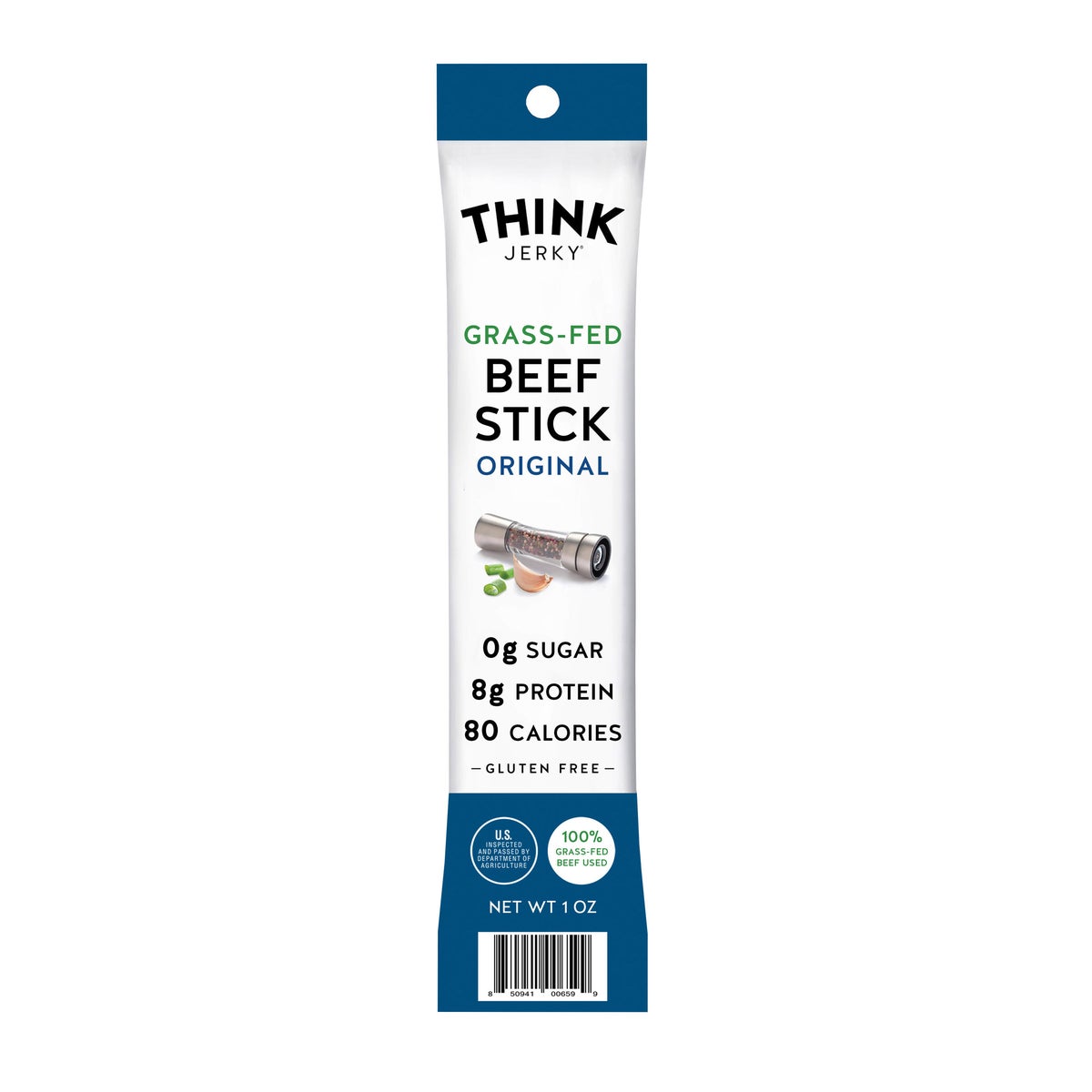 Think Jerky 1 oz beef sticks in Original flavor