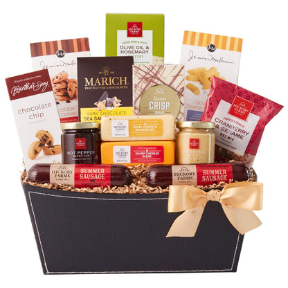 Hickory Farms Ultimate Party Snacks Gift Basket assortment