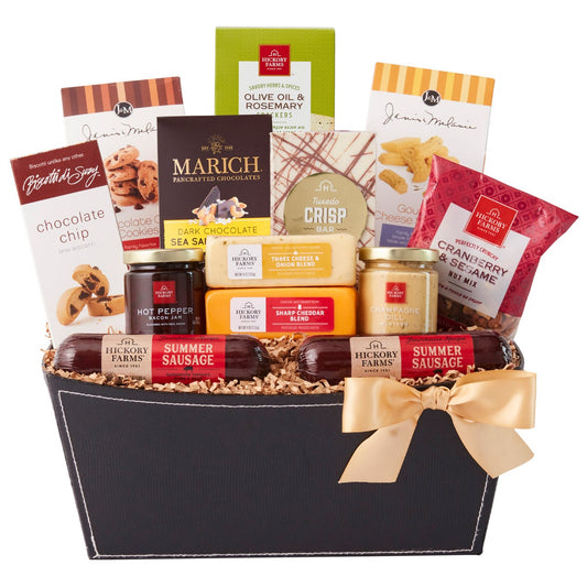 Hickory Farms Ultimate Party Snacks Gift Basket assortment