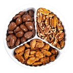 Roasted salted pecans in gift tin