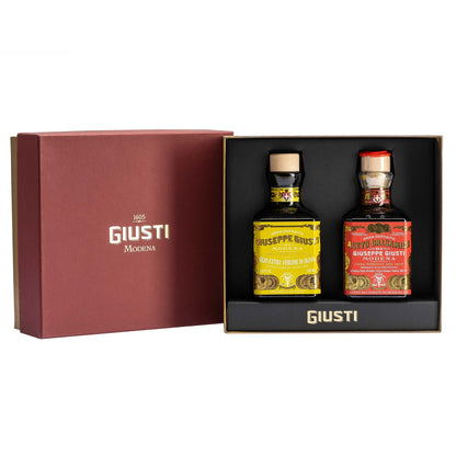 Giusti balsamic vinegar and extra virgin olive oil duo set
