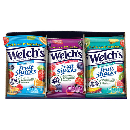 Welch's fruit snacks variety pack 20-count