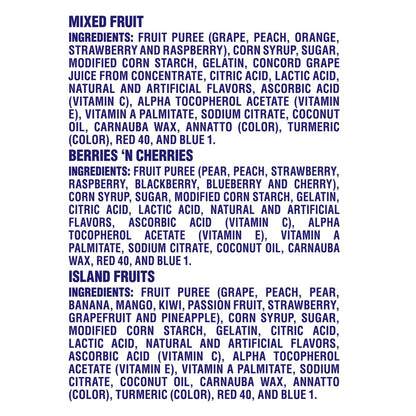 Welch's made with real fruit snacks