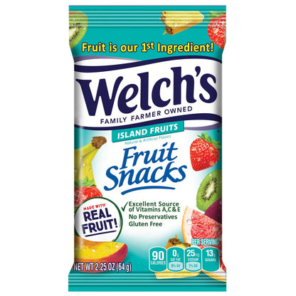 Welch's variety fruit snacks box