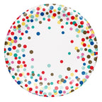 Artstyle 10-inch paper plates in confetti design