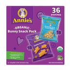 Annie's Organic Bunny Snack Pack variety box with baked crackers and graham snacks